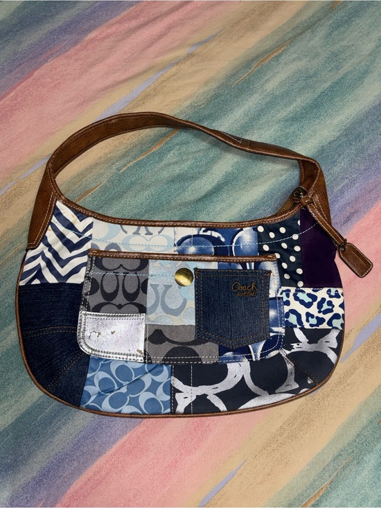 Coach | Bags | Coach Vintage Patchwork Denim Ergo Hobo Bag Y2k